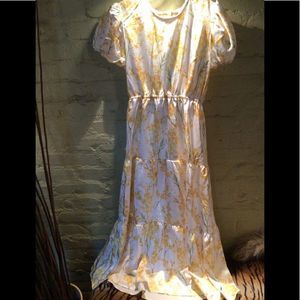 Marigold Princess floral boho dress